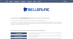 Desktop Screenshot of bellonline.co.uk